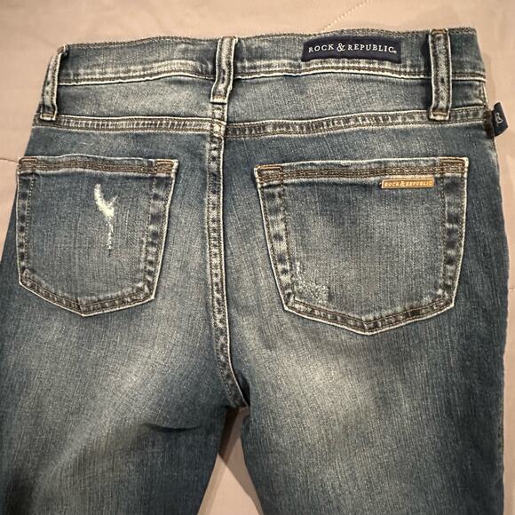 Rock & Republic Size 2 Distressed Skinny Jeans - Picture 3 of 10